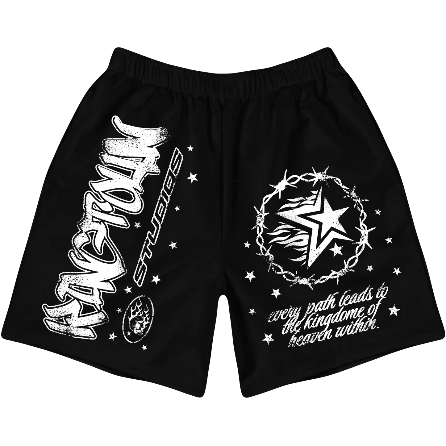 Black Chase Your Dreams Shorts