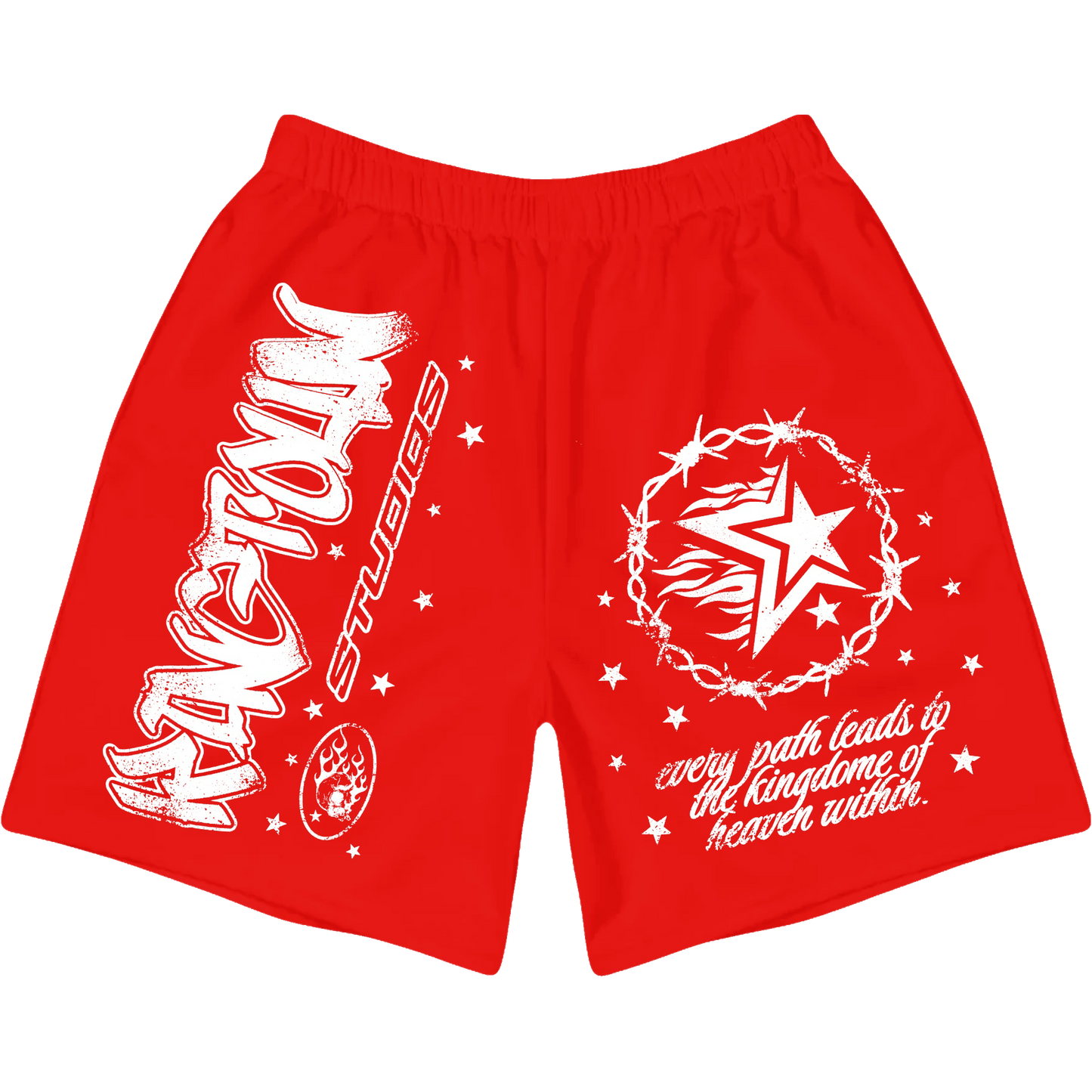 Red Chase Your Dreams Shorts