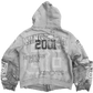 Grey "Members Only" Zip-Up