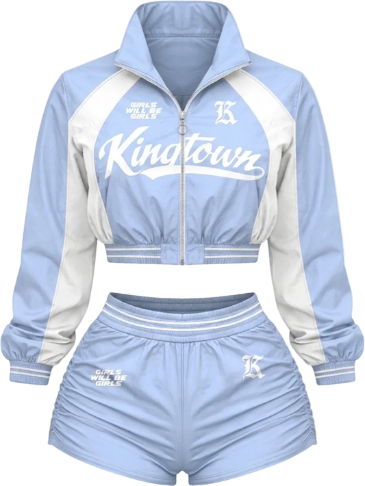 "Girls Will Be Girls" Blue Set