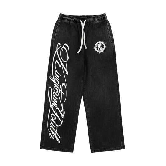 Black Signature Sweats
