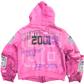 Pink "Members Only" Zip-Up